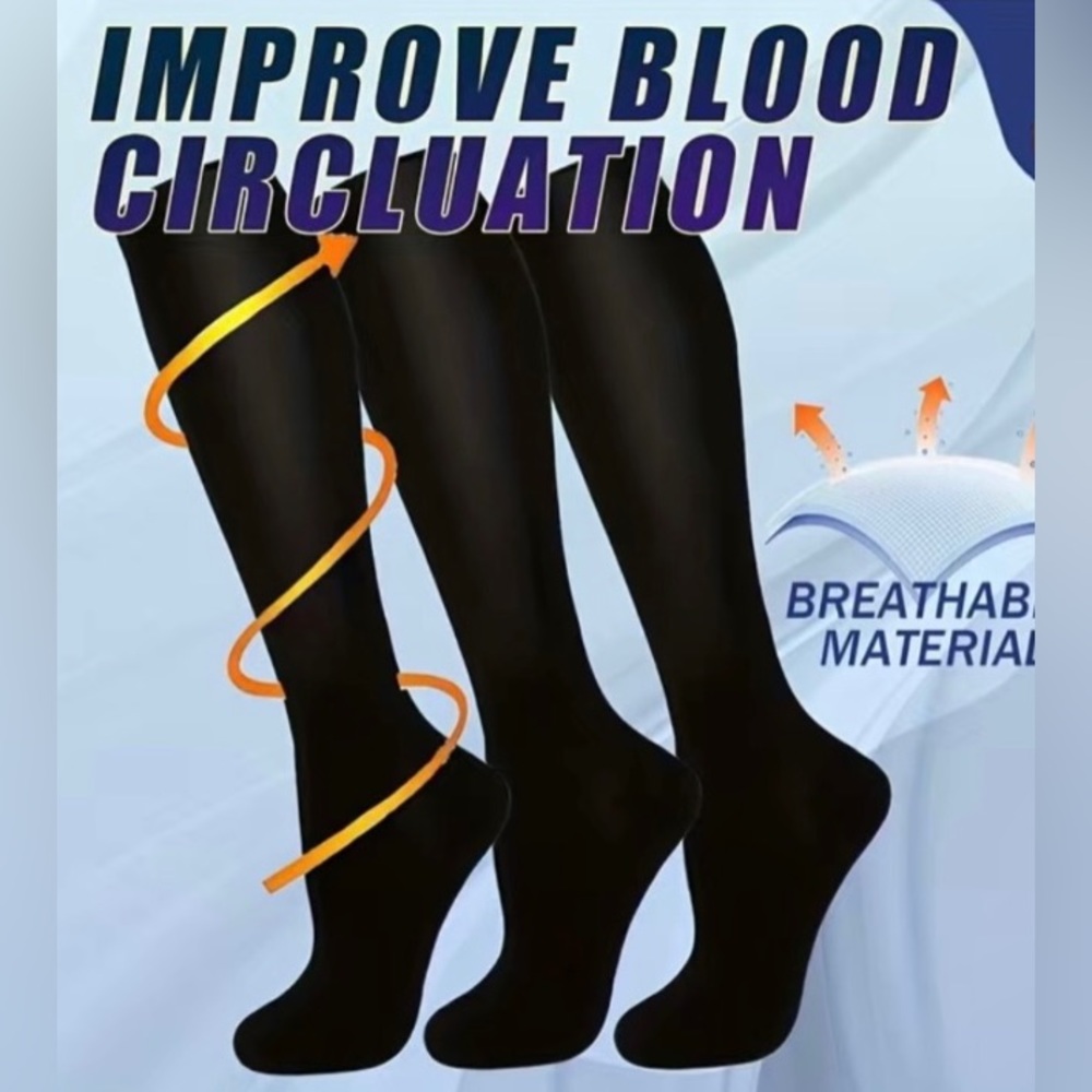 2pair Unisex Compression Socks